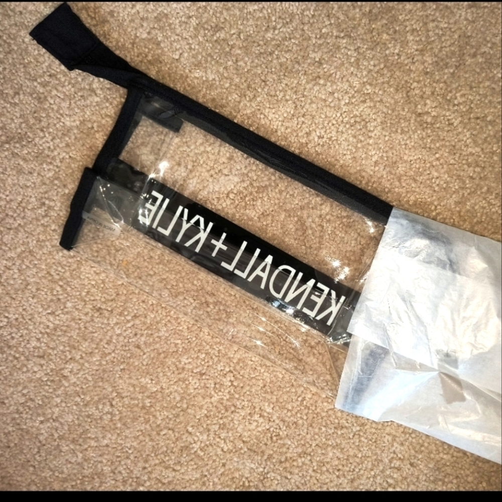 Kendall + Kylie Clear Cosmetic Bag